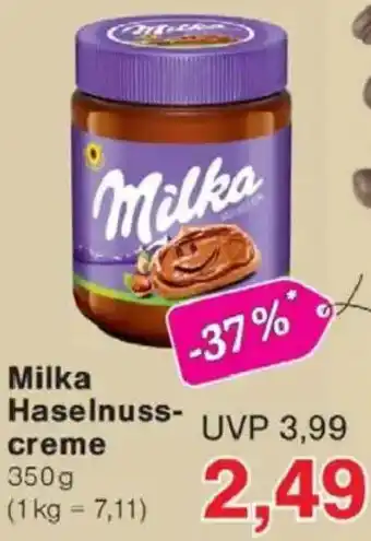Jawoll Milka Haselnusscreme Angebot
