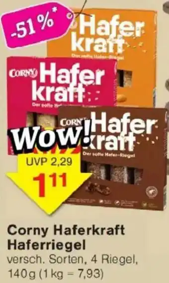 Jawoll Corny Haferkraft Haferriegel Angebot