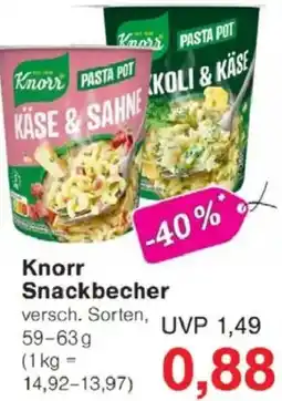 Jawoll Knorr Snackbecher Angebot