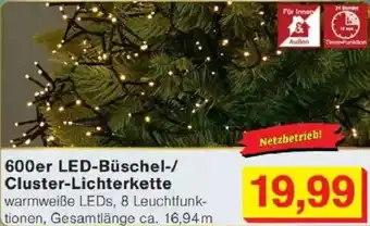 Jawoll 600er LED-Büschel-/ Cluster-Lichterkette Angebot