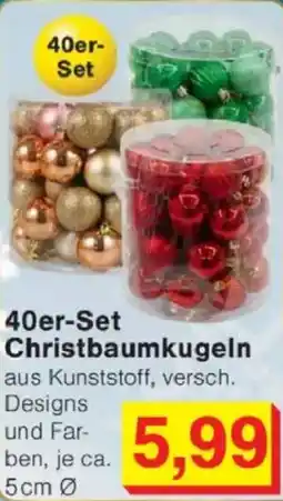 Jawoll 40er-Set Christbaumkugeln Angebot