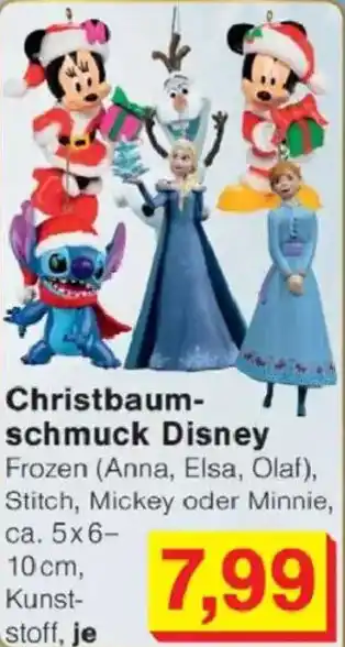 Jawoll Christbaumschmuck Disney Angebot