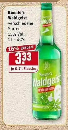 REWE Boente's Waldgeist Angebot