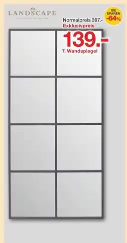 Möbelzentrum Pforzheim Landscape wandspiegel Angebot