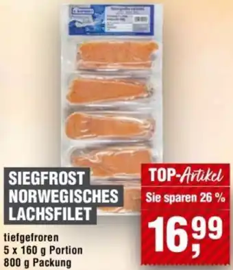 Handelshof Siegfrost norwegisches lachsfilet Angebot