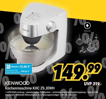 MEDIMAX Kenwood Kuchenmaschine | KHC 29.JOWH Angebot