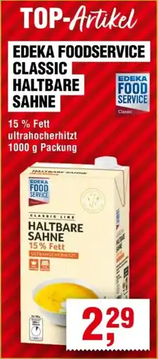 Handelshof Edeka foodservice classic haltbare sahne Angebot