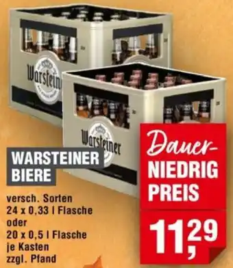 Handelshof Warsteiner biere Angebot