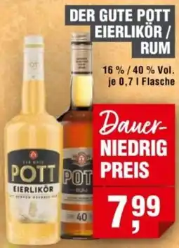 Handelshof Der gute pott eierlikör/ rum Angebot