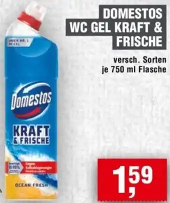 Handelshof Domestos wc gel kraft & frische Angebot
