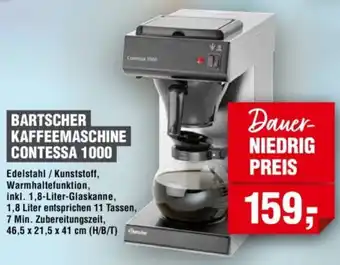 Handelshof Bartscher kaffeemaschine contessa 1000 Angebot