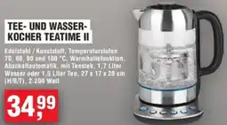 Handelshof TEE- UND WASSER- KOCHER TEATIME II Angebot