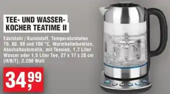 Handelshof TEE- UND WASSER- KOCHER TEATIME II Angebot