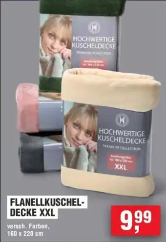 Handelshof Flanellkuscheldecke xxl Angebot