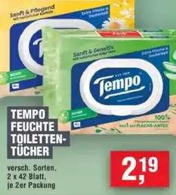 Handelshof Tempo feuchte toilettentücher Angebot