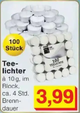 Jawoll Teelichter Angebot