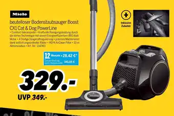 MEDIMAX Miele Beutelloser Bodenstaubsauger Boost CX1 Cat&Dog PowerLine Angebot