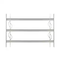 Netto Marken-Discount Alberts Fenstergitter Secorino Style 700 - 1050x 450 mm Ausziehgitter Angebot