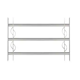 Netto Marken-Discount Alberts Fenstergitter Secorino Style 700 - 1050x 450 mm Ausziehgitter Angebot