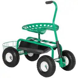 Netto Marken-Discount Outsunny Gartenwagen Metall, Gummi Angebot