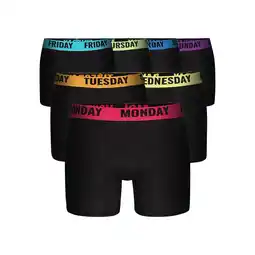 Netto Marken-Discount Happy Shorts Herren Retroshorts Monday Sunday 7er Pack Angebot