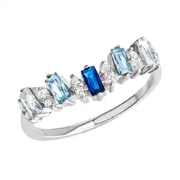 Netto Marken-Discount Zeeme Gemstones Ring 925/- Sterling Silber Angebot