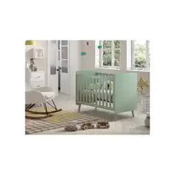 Netto Marken-Discount BILLY Babybett LF 60 x 120 cm, m. verst. Lattenrost - versch. Ausführungen - Grün Angebot