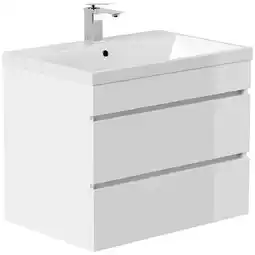 Netto Marken-Discount Badmöbel Fellini 70 SoftClose eiche gold mit grifflosen Schubladen Angebot