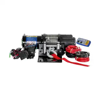 Netto Marken-Discount Berger u. Schröter Profi- Seilwinde 12V mit Stahlseil max 3150 kg Zugkraft Angebot