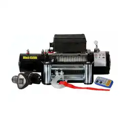 Netto Marken-Discount Berger u. Schröter Profi-Seilwinde 12 V, 5900/11800 kg mit Stahlseil Angebot