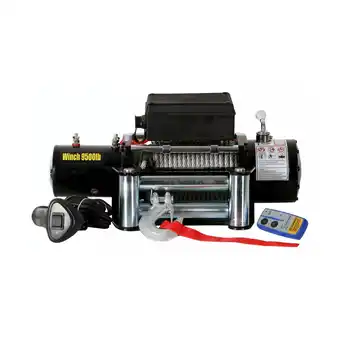 Netto Marken-Discount Berger u. Schröter Profi-Seilwinde 12 V, 5900/11800 kg mit Stahlseil Angebot