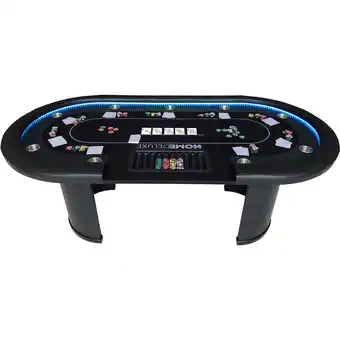Netto Marken-Discount Pokertisch inkl. Pokerkoffer und 8 Stühlen LAS VEGAS - Für 9 Personen Angebot