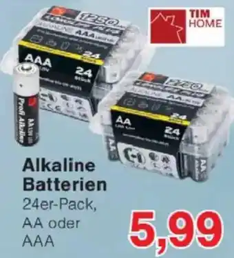 Jawoll TIM HOME Alkaline Batterien Angebot