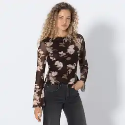 NKD Damen-Mesh-Shirt mit Trompetenärmeln Angebot