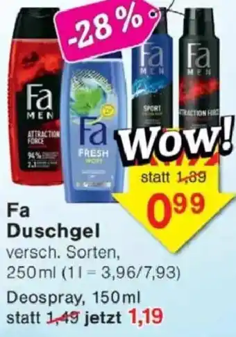 Jawoll Fa Duschgel Angebot