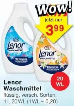 Jawoll Lenor Waschmittel Angebot