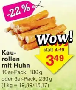 Jawoll Kaurollen mit Huhn Angebot