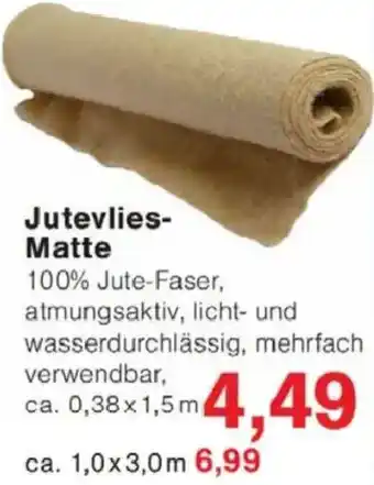 Jawoll Jutevlies Matte Angebot