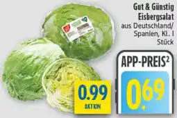 diska Gut & Günstig Eisbergsalat Angebot