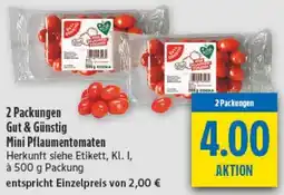 diska Gut & Günstig Mini Pflaumentomaten Angebot