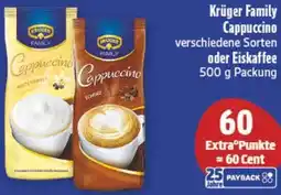diska Krüger Family Cappuccino oder Eiskaffee Angebot