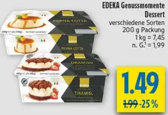 diska EDEKA Genussmomente Dessert Angebot