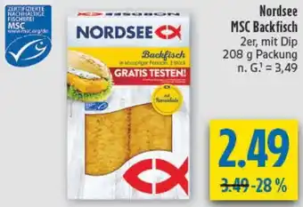 diska Nordsee MSC Backfisch Angebot