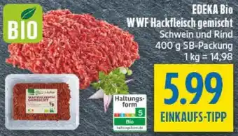 diska EDEKA Bio WWF Hackfleisch gemischt Angebot