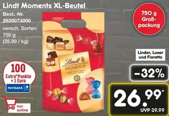 Netto Marken-Discount Lindt Moments XL-Beutel Angebot