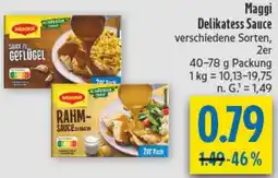 diska Maggi Delikatess Sauce Angebot