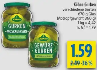 diska Kühne Gurken Angebot