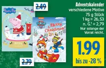 diska Adventskalender Angebot
