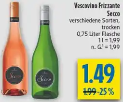 diska Vescovino Frizzante Secco Angebot