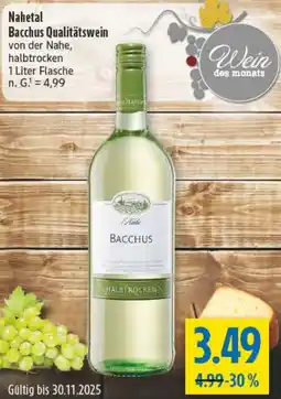 diska Nahetal Bacchus Qualitätswein Angebot